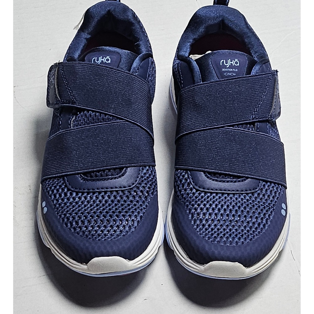 Ryka Devotion Plus Cinch Womens Navy Blue Walking Shoes F1272M2400 Size 5M NEW